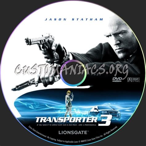 Transporter 3 Dvd Label Dvd Covers And Labels By Customaniacs Id