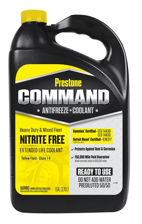 Prestone Command Heavy Duty Nitrite Free Extended Life