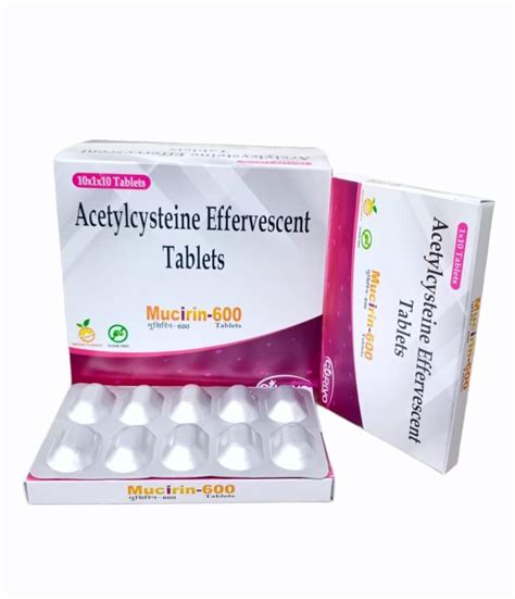 Acetylcysteine Tablets Mg X X At Rs Stripe In Kala Amb