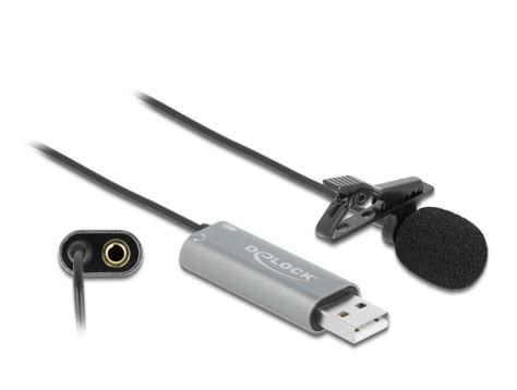 Delock Products Delock Usb Tie Lavalier Microphone