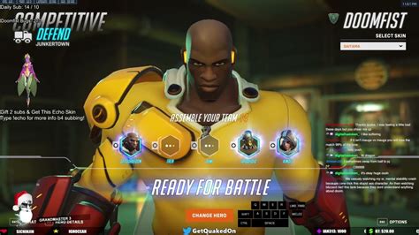 Buff Doomfist 17600 Dmg Getquakedon Is 1 Doomfist Gameplay