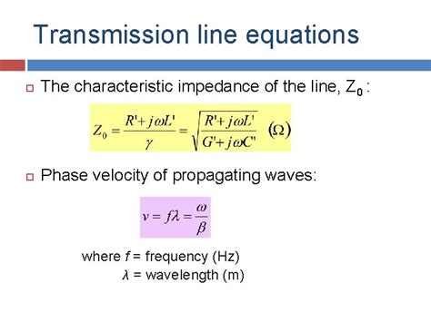 Chapter 4 1 Transmission Lines A Transmission Line