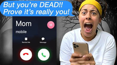 Texting My Dead Mom She Called Me Scary Text Message Story Youtube