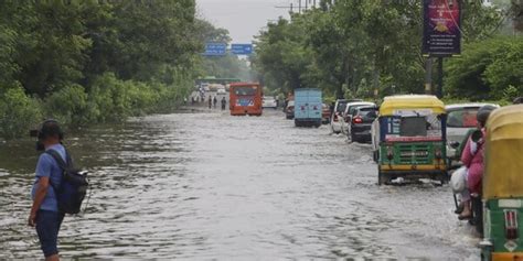 Heavy Rain Causes Waterlogging Disruption Of Normal Life In Guwahati