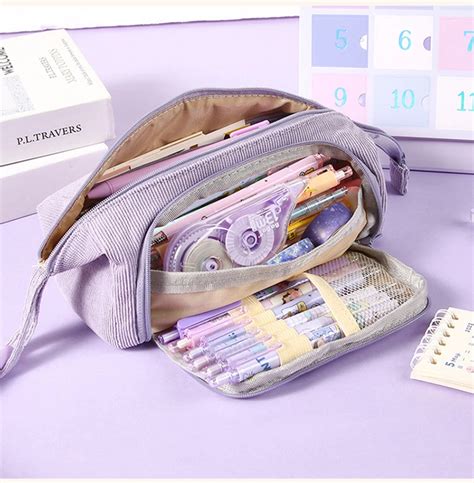 Trousse Crayons Pour Filles Grande Capacit Kawaii Trousse De