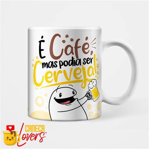 Caneca Flork Dia dos Pais É café mas podia ser cerveja Caneca Lovers