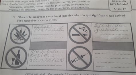 Observo Las Im Genes Y Escribo Al Lado De Cada Uno Que Significa Y