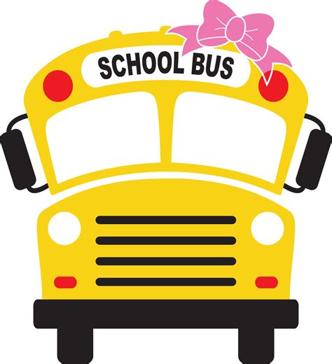 School Bus with Bow SVG, School Bus Svg, Bus Driver Svg Files, Back To ...