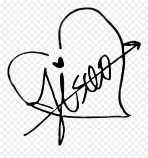 Jisoo Blackpink Kimjisoo Jichu Signature Autograph - Blackpink ...