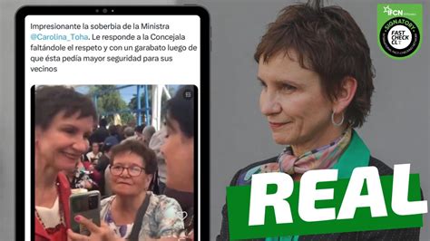 Que Show Más Patético Hue Carolina Tohá Insulta A Concejala De