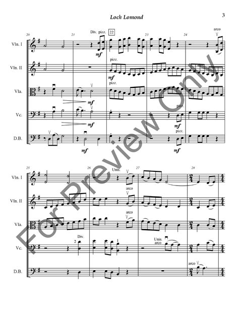 Loch Lomond By Traditionalarr David Bobrowitze Jw Pepper Sheet Music