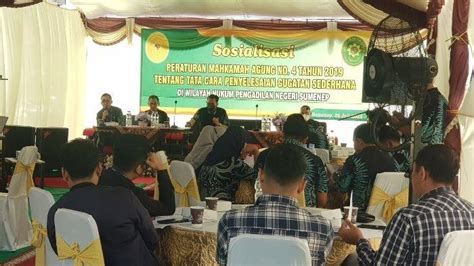 Pengadilan Negeri Sumenep Gelar Sosialisasi Tata Cara Penyelesaian