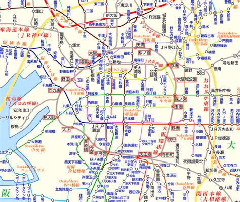 大阪環状線の路線図・停車駅 路線図ネット