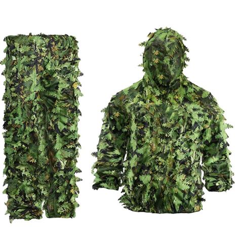 Traje de camuflaje con hojas biónicas y flores co Grandado