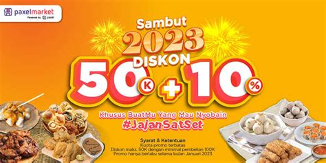 Super Happy Sambut Tahun Baru Dengan JajanBedaKota Diskon 50rb Plus 10