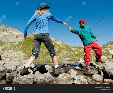 Man Helping Hand Woman Image And Photo Free Trial Bigstock