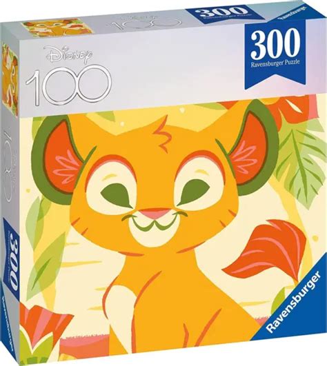 RAVENSBURGER DISNEY 100TH Anniversary Lion King Simba Jigsaw Puzzle 300