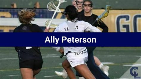 Ally Peterson Lacrosse Highlights NJ 2023 Def YouTube