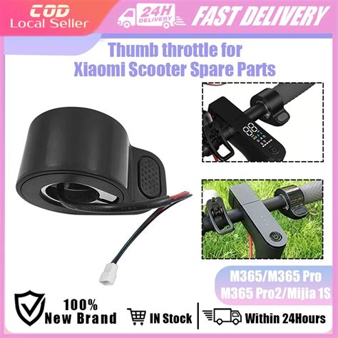 Electric Scooter Thumb Throttle Controller Finger Throttle For Xiaomi