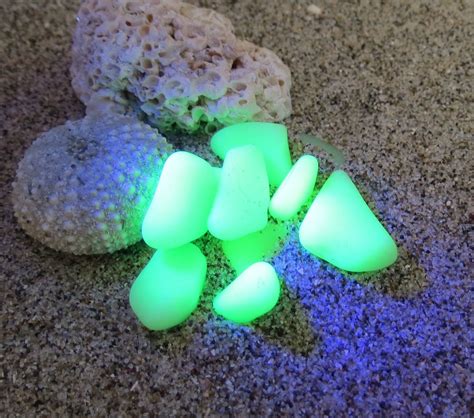 Uv Sea Glass Beach Glass Rare Uv 22 00 Via Etsy Sea Glass Beach Beach Glass Sea Glass