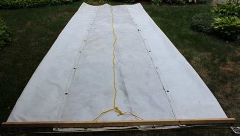 Easy way to install a heavy tarp - Heavy Duty Tarps