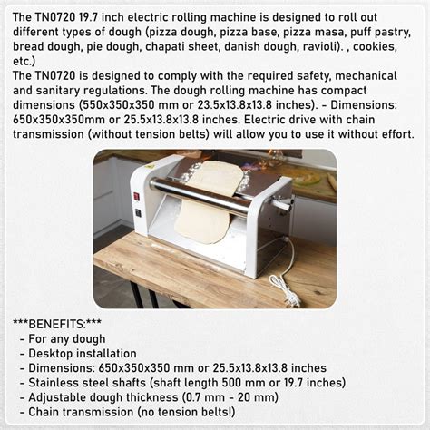 Electric Dough Rollerelectric Dough Sheeterdough Sheeter For Home