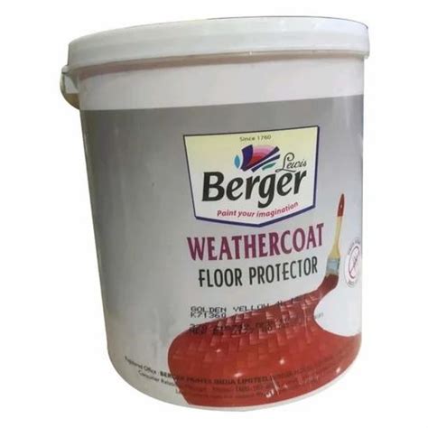 Berger Whether Coat Floor Protector Epoxy Coatings For Floors White