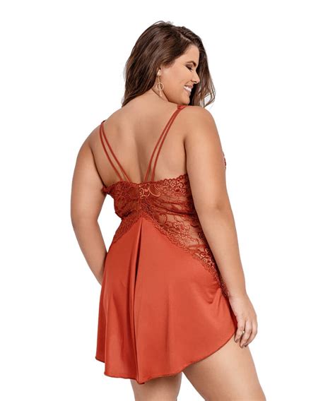 Camisola Imi Lingerie Calcinha Em Microfibra E Renda Bianca