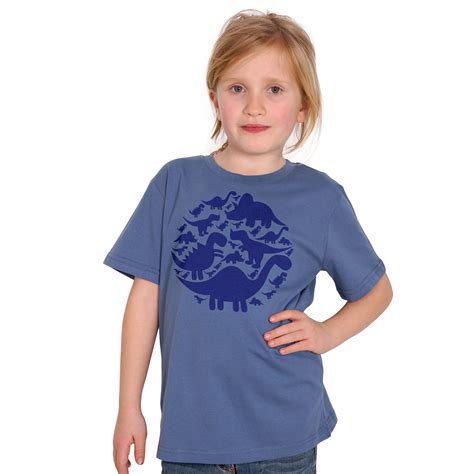 Kinder T Shirt Dinos Handgedruckt Mode Und Mehr In Bio Und Fair