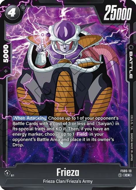 Frieza Bonus Pack Alternate Art Holo Fs Prices Dragon Ball