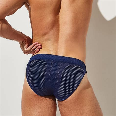 INTYMEN Mesh Bikini ファッション メンズ セクシー下着 柔らかドットメッシュ ローライズ 吸水速乾 ポーチUP 通気性 ビキニ ini インソレンド