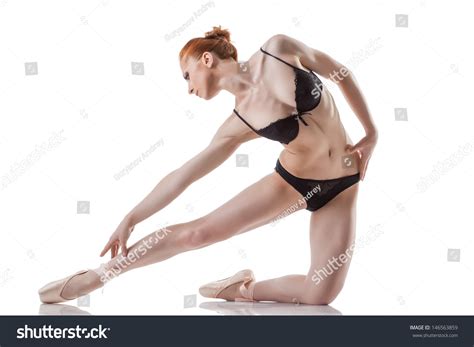 Sensual Ballet Dancer Posing Black Lingerie Stock Photo Shutterstock