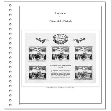 Yvert Et Tellier Pages Dalbums Pour Timbres De France Tresors De La