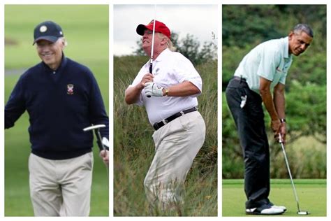 El ranking por hándicap de golf de los presidentes de EEUU quién ha