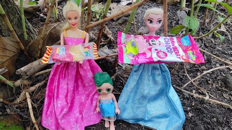 Barbie Mermaid Es Krim Permen Yupi Disney World Princess Elsa