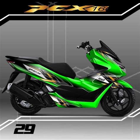 Sticker Decal Full Body Honda PCX 160 New Dekal Pcx Full Body Striping