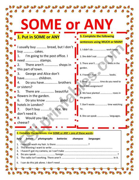 SOMW Or ANY ESL Worksheet By Liudmila Joy