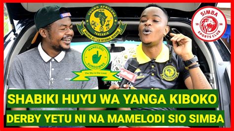 Huyu Hapa Shabiki Wa Yanga Kiboko Ya Makolo Sisi Derby Yetu Ni