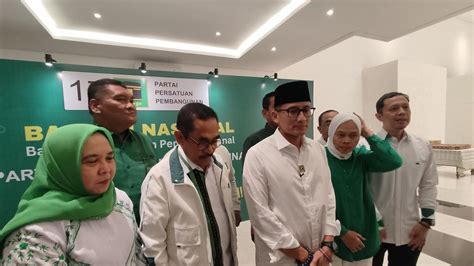 Sandiaga Ikhlas Jika Tak Jadi Cawapres Ganjar Serahkan Saja Mudah