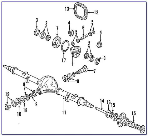 Illustrated Diagram Of Ford F350 Front Axle