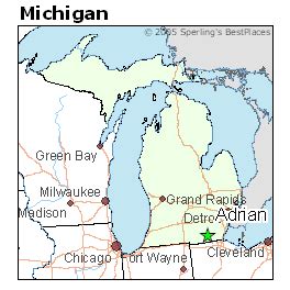 Best Places to Live in Adrian, Michigan