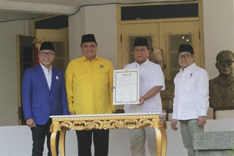 Pan Dan Golkar Resmi Dukung Prabowo Pks Peta Pilpres Semakin Jelas