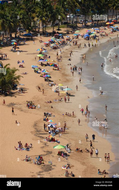 El Balneario de Luquillo, Playa Azul, Luquillo, Puerto Rico Stock Photo ...