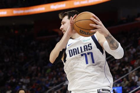 NBA Luka Doncic Sets Triple Double Mark As Mavs Top Pistons GMA News