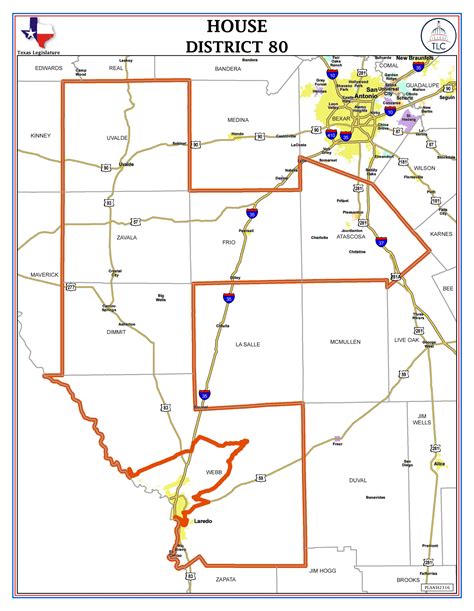 District 80 Map - Dr. Teresa Johnson - Hernandez