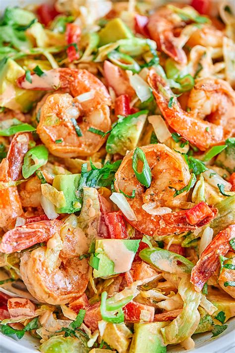 Healthy Lettuce Shrimp Avocado Salad Recipe — Eatwell101