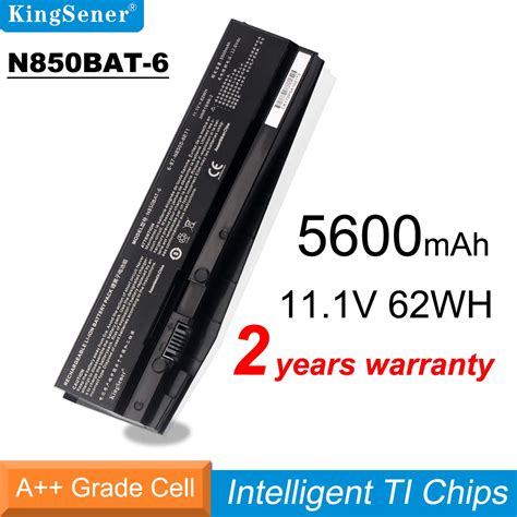 Kingsener N Bat Laptop Battery For Clevo N N Hc N Hj N Hc