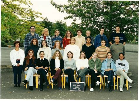 Photo de classe Bac pro compta 2ème année de 2001 Lycée Professionnel