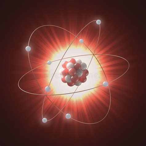 Fissione Nucleare Illustrazione Di Stock Illustrazione Di Gamma