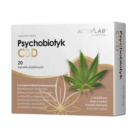 Psychobiotyk Cbd Kapsu Ek Bakterie Probiotyczne Olej Z Nasion Konopi